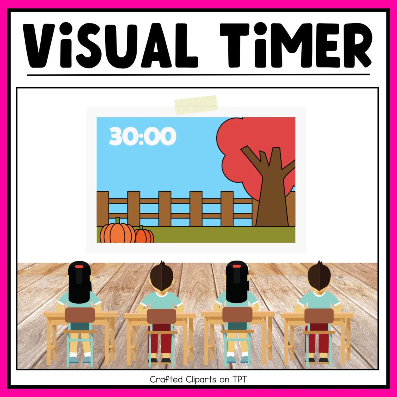 Year Round Visual Timer Countdown Classroom Management Tool Mega Bundle ...