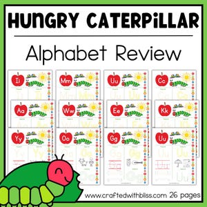The Very Hungry Caterpillar Alphabet Review Printable,The Very Hungry Caterpillar Preschool Activities, The Very Hungry Caterpillar Letters