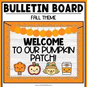 Fall Bulletin Board Kit Pumpkin Spice