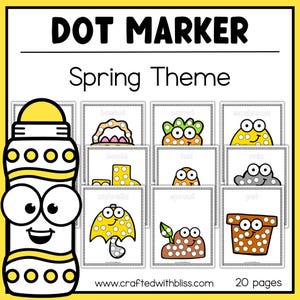 Spring Do-A-Dot Marker Printable