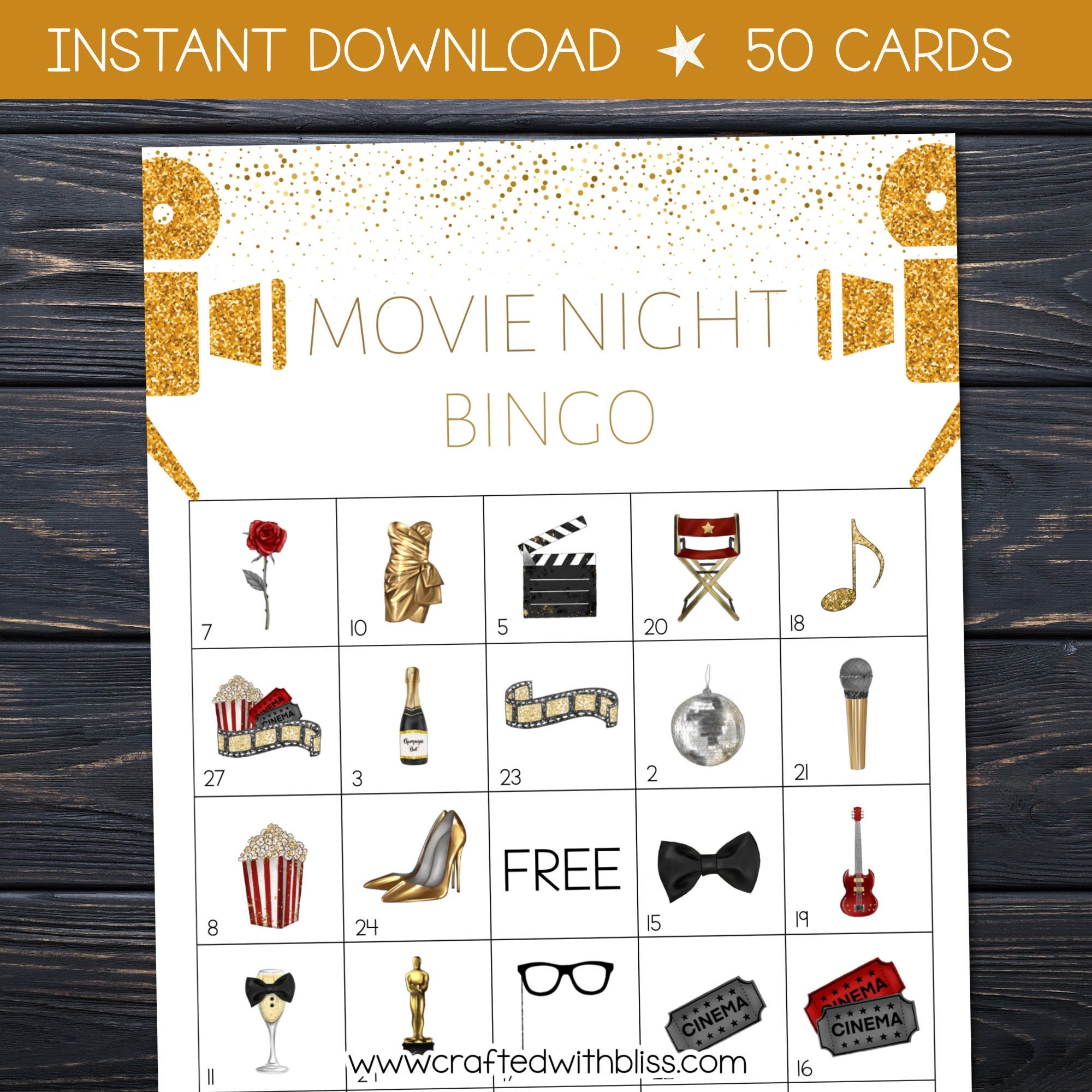 40 Players Halloween Bingo Game Cards For Adults, Hallowmas Goodie Bags Stuffers Gifts Holiday Activity Party Supplies Favors