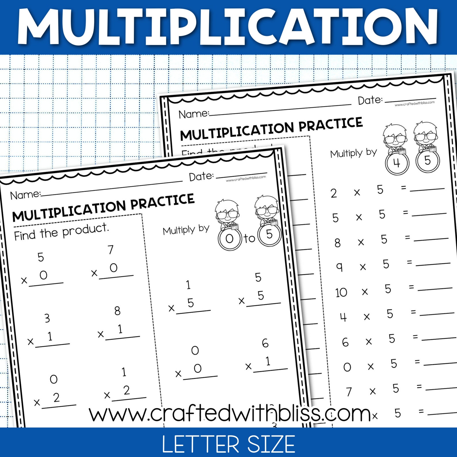 Multiply First Math Multiplication Facts First-third Grade Practice Pages | Homework ...
