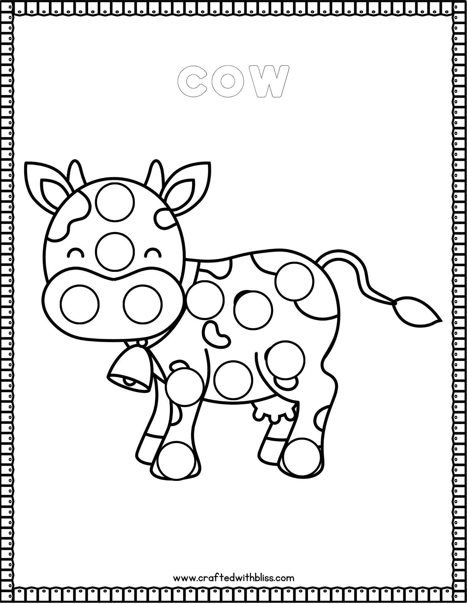 Farm Do-a-dot Marker Fine Motor Printable Dot Painting for Toddlers - Etsy
