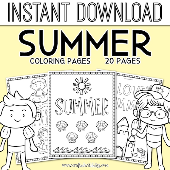 Summer Coloring Pages Summer Coloring Printable Coloring