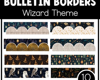 Wizard Theme Bulletin Board Borders