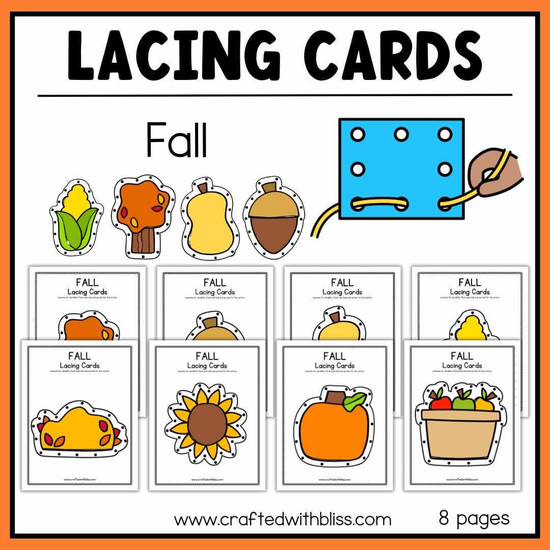 Lacing Cards Mega Bundle Fine Motor Skills Hole Punch Homeschool ...