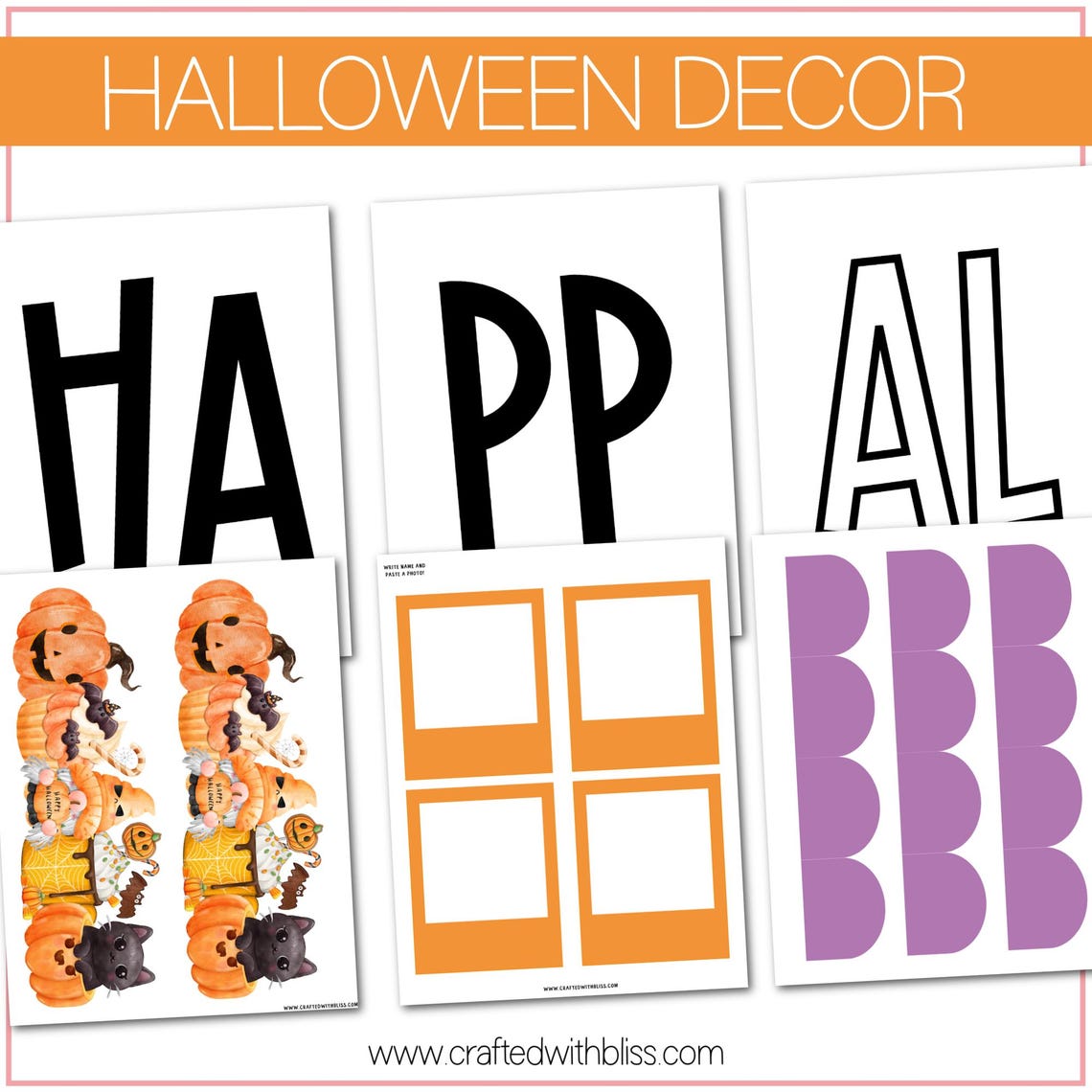 Happy Halloween Bulletin Board Kit Classroom Decor - Etsy