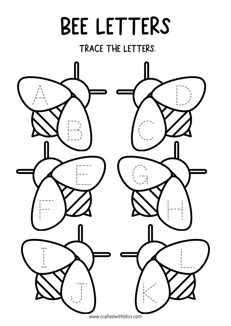 Bee Activity Pack, Bee Printable for Pre-k, Science Preschool ...