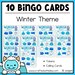 Winter Bingo for Classroom Game Preschool Kindergarten (10 Cards) - Etsy