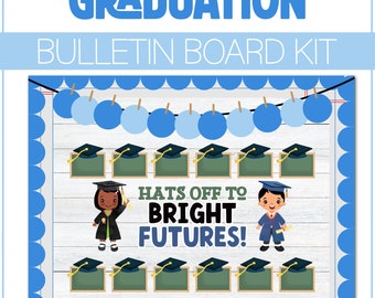 End Of The Year Bulletin Board Kit Door Classroom Decor Graduation Bulletin Decoration May June Moving Up Kindergarten PreK Class Of 2024