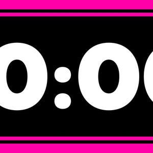 18 Black Neon Countdown Timer Classroom Management Tool Powerpoint ...