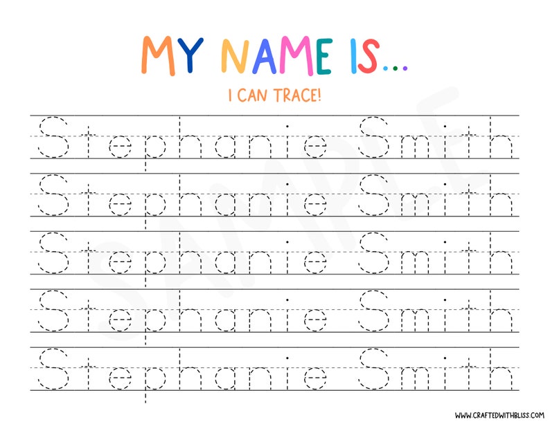 editable name writing worksheet tracing sheetscustom kid