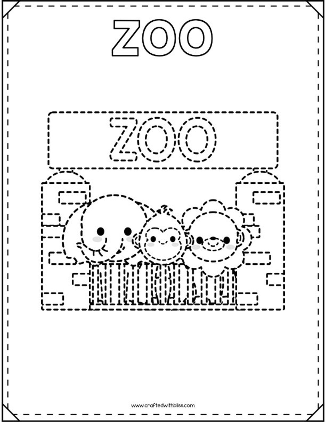200 Trace and Coloring Pages for Kids BUNDLE Coloring Book - Etsy