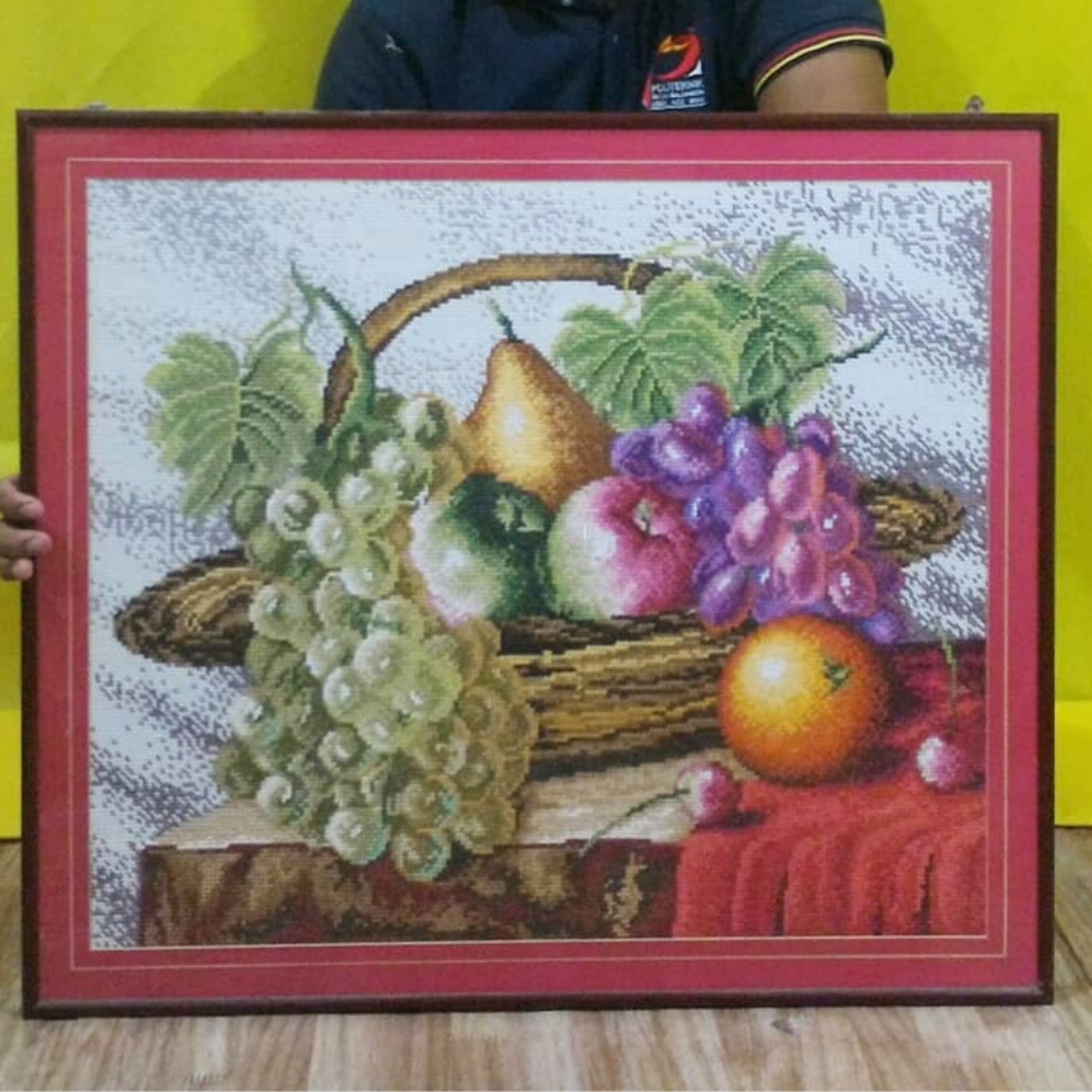 Cross Stitch Fruits 100 % Handmade - Etsy