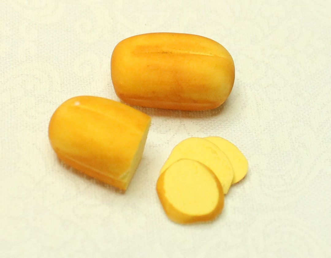 1 Inch Food Pound Cake; 1 Inch Scale; 1:12 Scale; Sliceable; One Loaf; Dessert ...