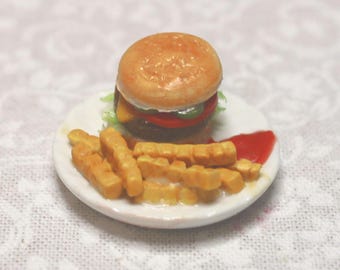 Cheeseburger Alla Griglia E Patatine Fritte Fast Food Americano Generato Dall Intelligenza Artificiale 24640 80943
