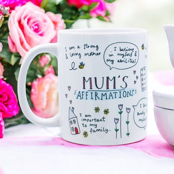 Mum’s Affirmation Mug.. Mother’s Day Gift, Birthday Gift for Mum, Gift set for Mum, Mum’s Birthday, Mum’s Mug, New Mum Gift, Best Mum