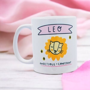 LEO Affirmation Mug | Zodiac Gift | Zodiac Mug | LEO Gift | Star Sign Gift | Horoscope | Leo Birthday Gift