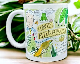 David Attenborough-mok | Attenborough-cadeau | Cadeau dierenliefhebber | Natuurcadeau | Natuurwetenschappelijk cadeau