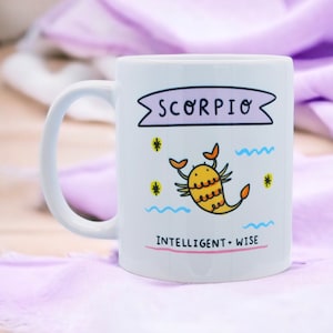 SCORPIO Affirmation Mug | Zodiac Gift | Zodiac Mug | Scorpio Gift | Star Sign Gift | Horoscope | Scorpio Birthday Gift