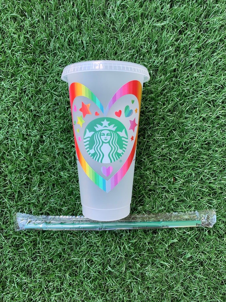 Starbucks Gay PRIDE Cup Starbucks Rainbow Cold Cup Gift Etsy