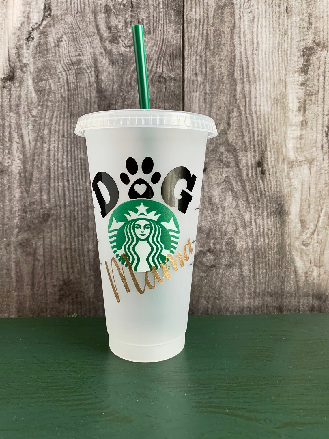 Starbucks Dog Mama Reusable Cold Cup Starbucks Dog Mom Cup Etsy
