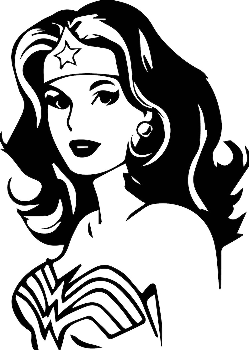 Wonder Woman SVG File For Cricut Free