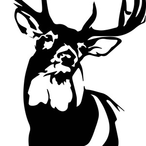 Download Deer Head Svg Southern Svg Silhouette Cut Files Ts 88 Deer Antler Svg Christmas Deer Shirt Files For Cricut Deer Svg Hunting Svg Stencils Templates Drawing Drafting