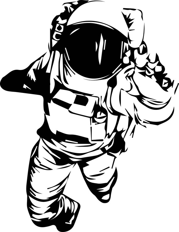 Astronaut SVG Space Svg Astronaut Clipart Astronaut Files | Etsy