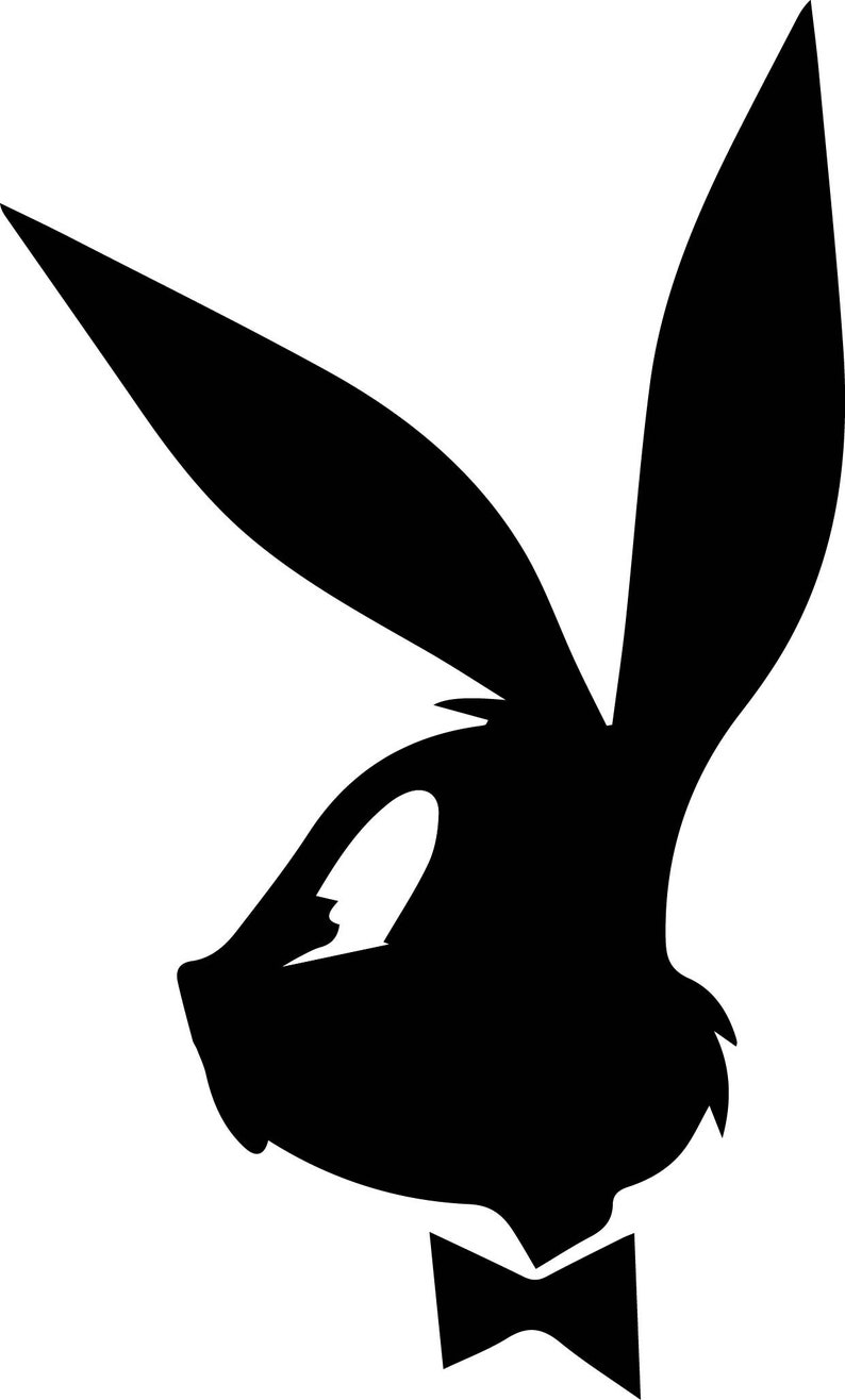Download Playboy Bunny Logo SVG PNG CLIPART Svg Files For Cricut Gag | Etsy