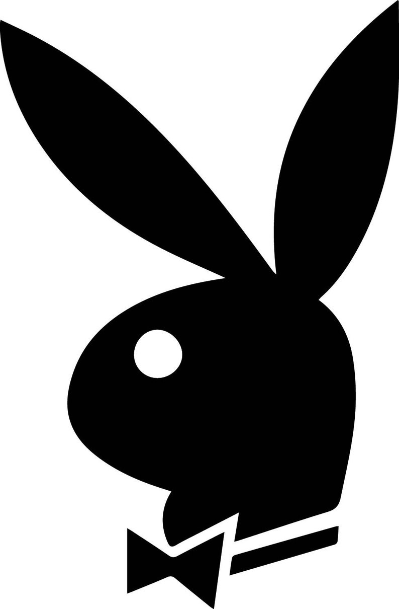 Playboy Bunny Logo SVG PNG CLIPART Svg Files For Cricut Gag | Etsy