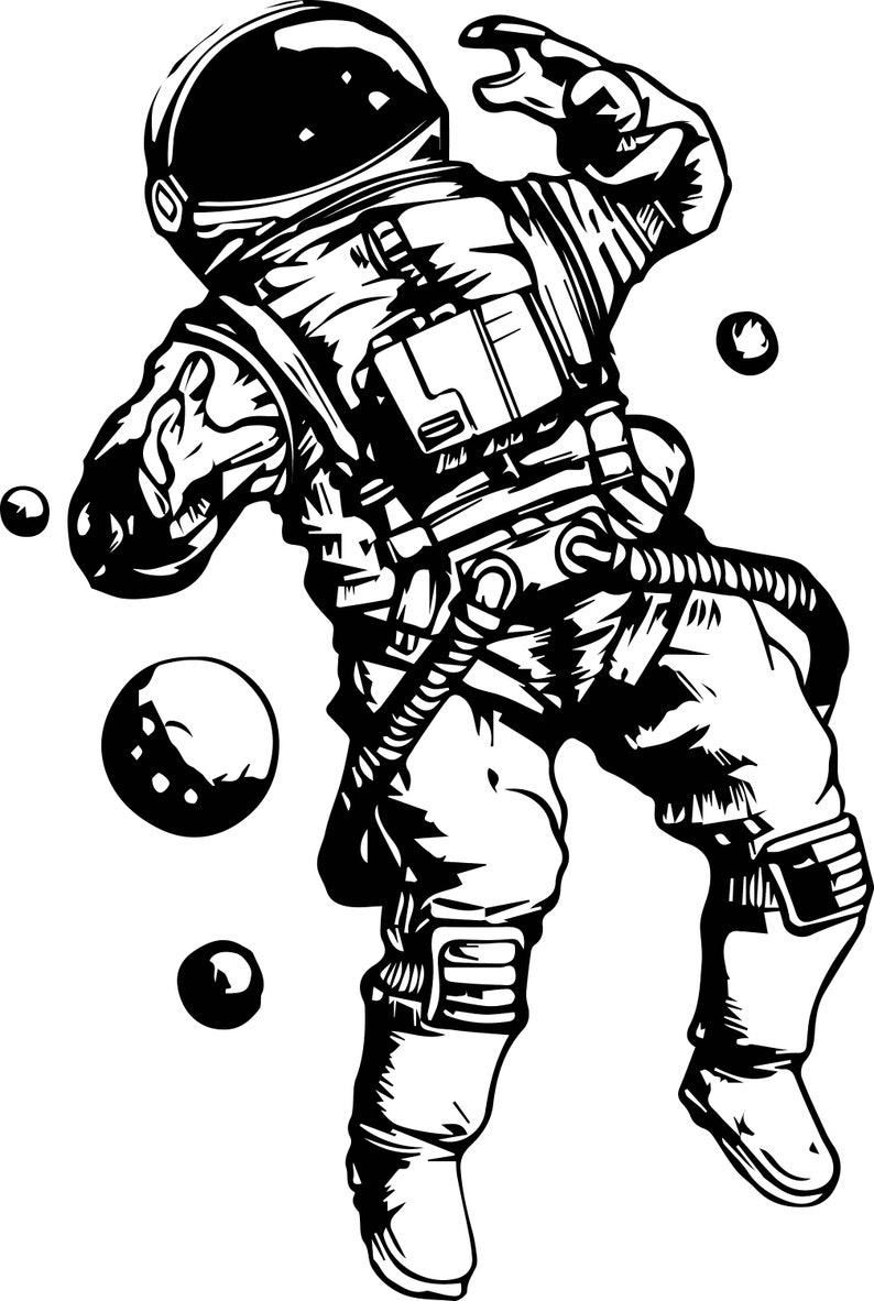 Download Astronaut SVG Space Svg Astronaut Clipart Astronaut Files | Etsy