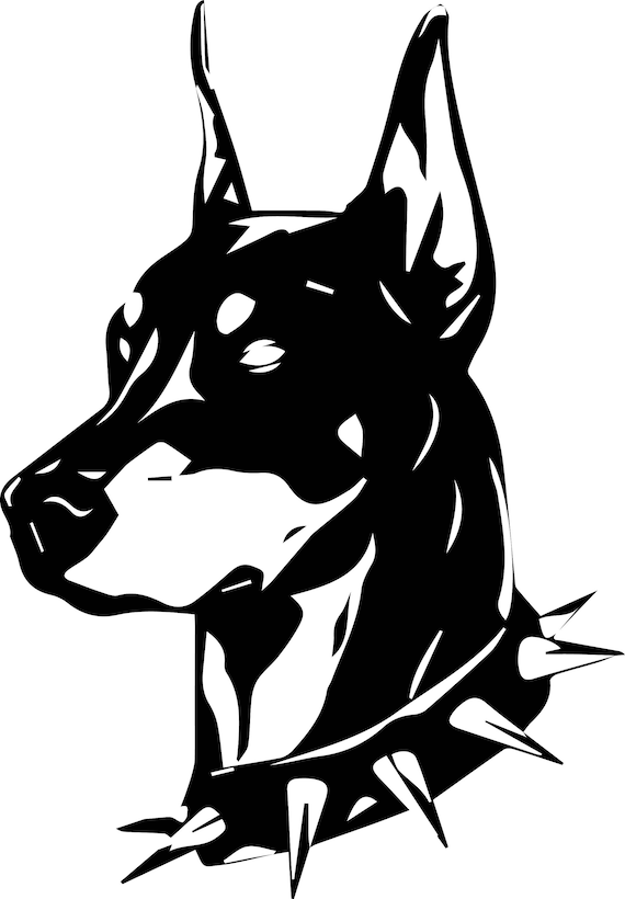 Doberman Dog Svg File Svg Dog Clip art Animals Svg File | Etsy