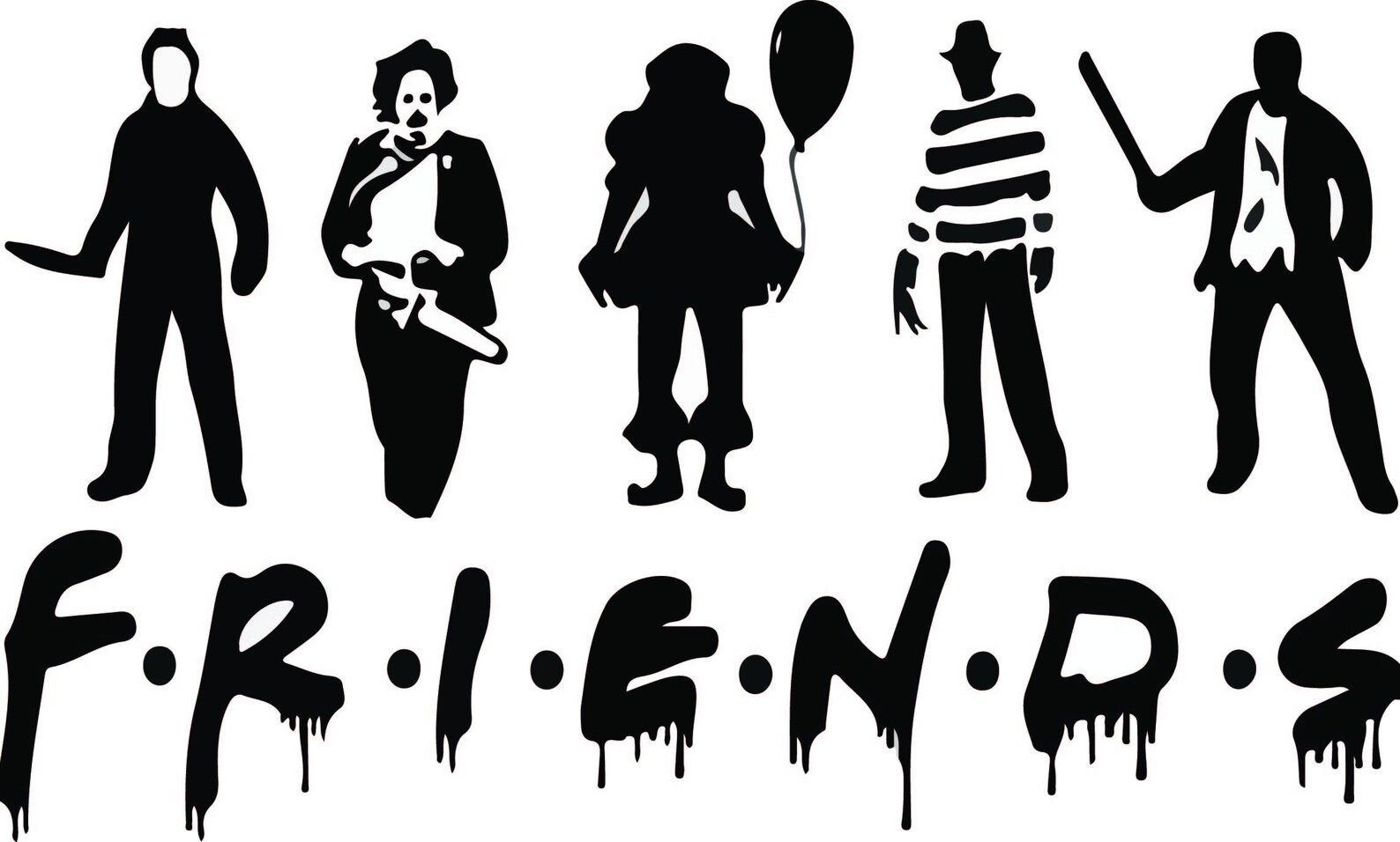 Download Freddy Jason Michael Myers and Leather face Squad SVG Horror | Etsy