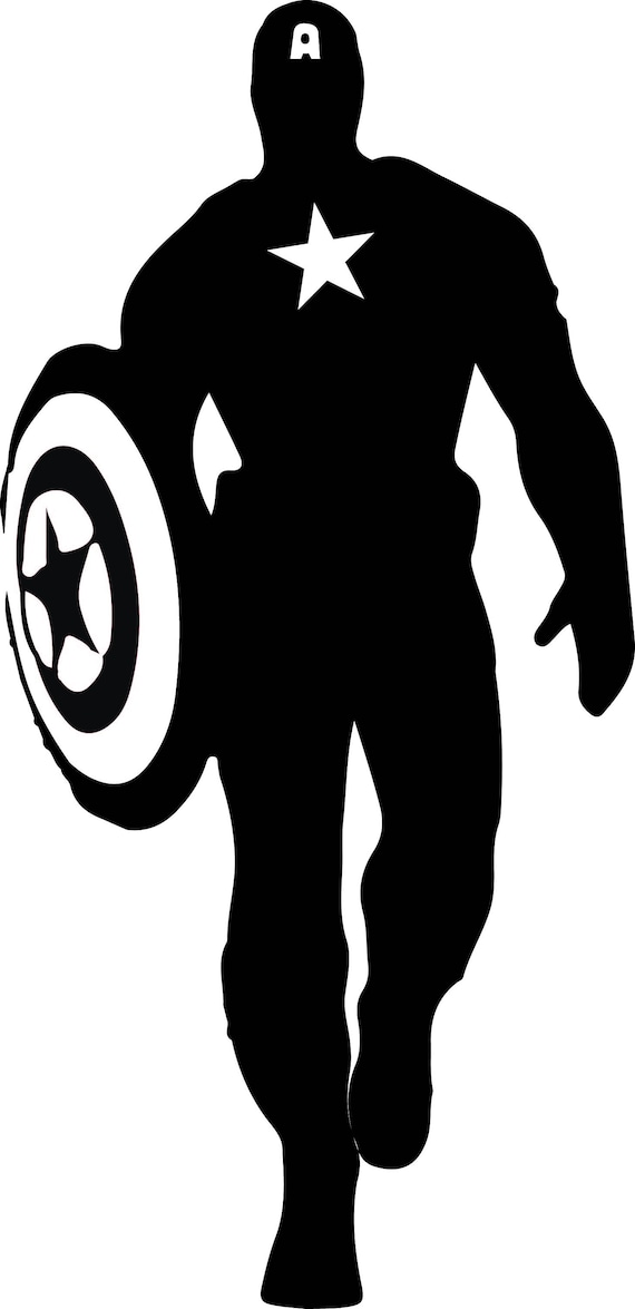 Download Captain America svg dxf png for cricut and silhouette | Etsy