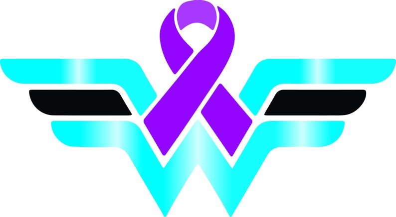 Download Fight Cancer SVG Fight Cancer Ribbon svg Wonder Woman | Etsy
