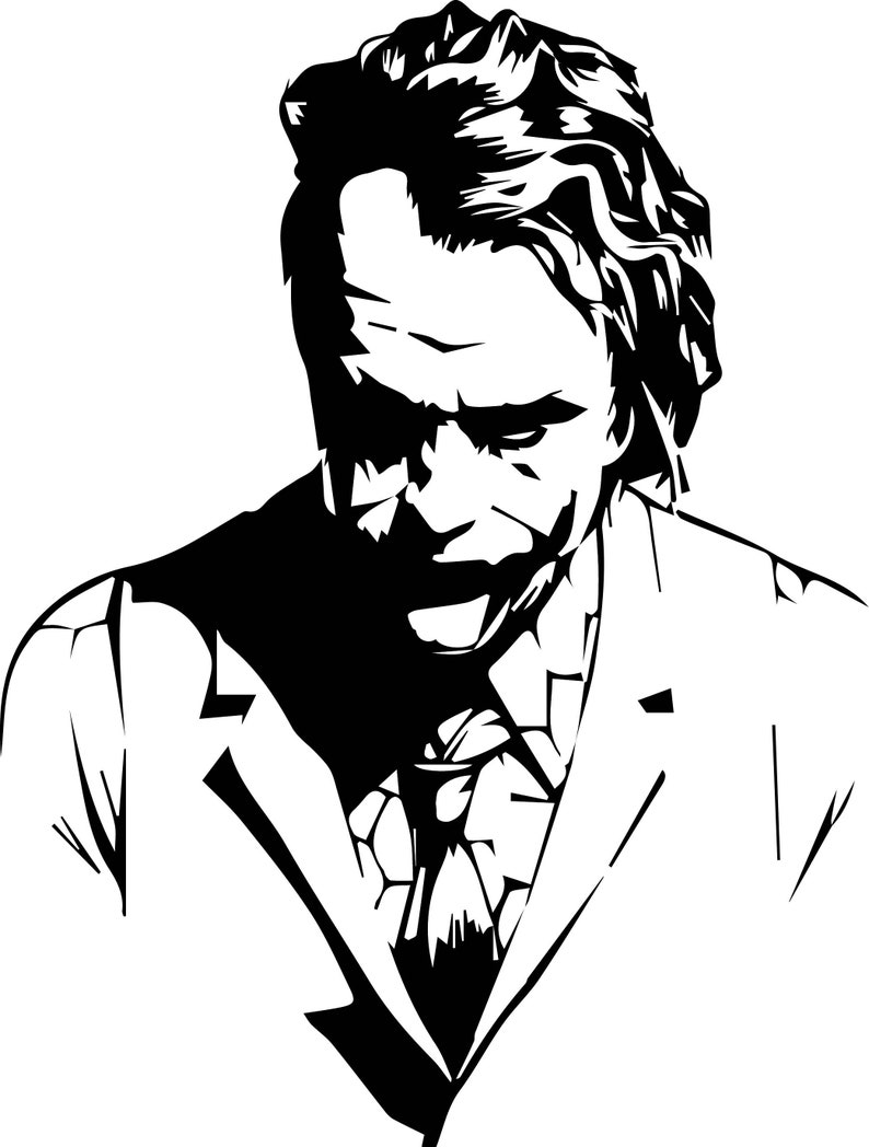 Joker SVG Joker Cut File file for cricut DXF SVG Joker Etsy