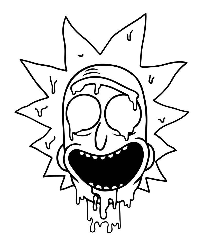 Rick and Morty PNG clipart Adult Swim Rick and Morty | Etsy