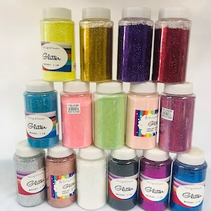 1 Pound of Glitter, Glitter Arts and Crafts, Radiant Holographic Shimmer, Arts and Crafts, Colorful Glitter, Bottle Glitter, Glitter Decor.