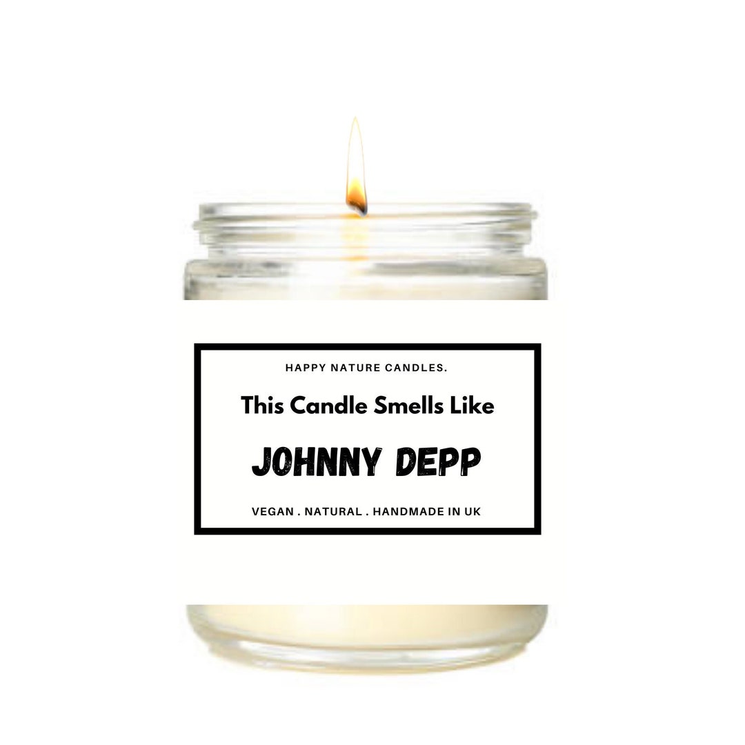 Johnny Depp Gifts for Her Him, Custom Smells Like Candles, Johnny Depp