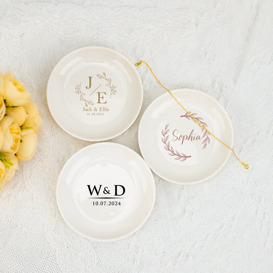 Personalised Wedding Ring Dish,engagement/wedding Gift for Couple ...