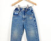 Vintage cinched waist denim pants size 2
