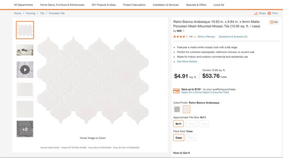 Free Free 224 Home Depot Arabesque Tile Svg SVG PNG EPS DXF File