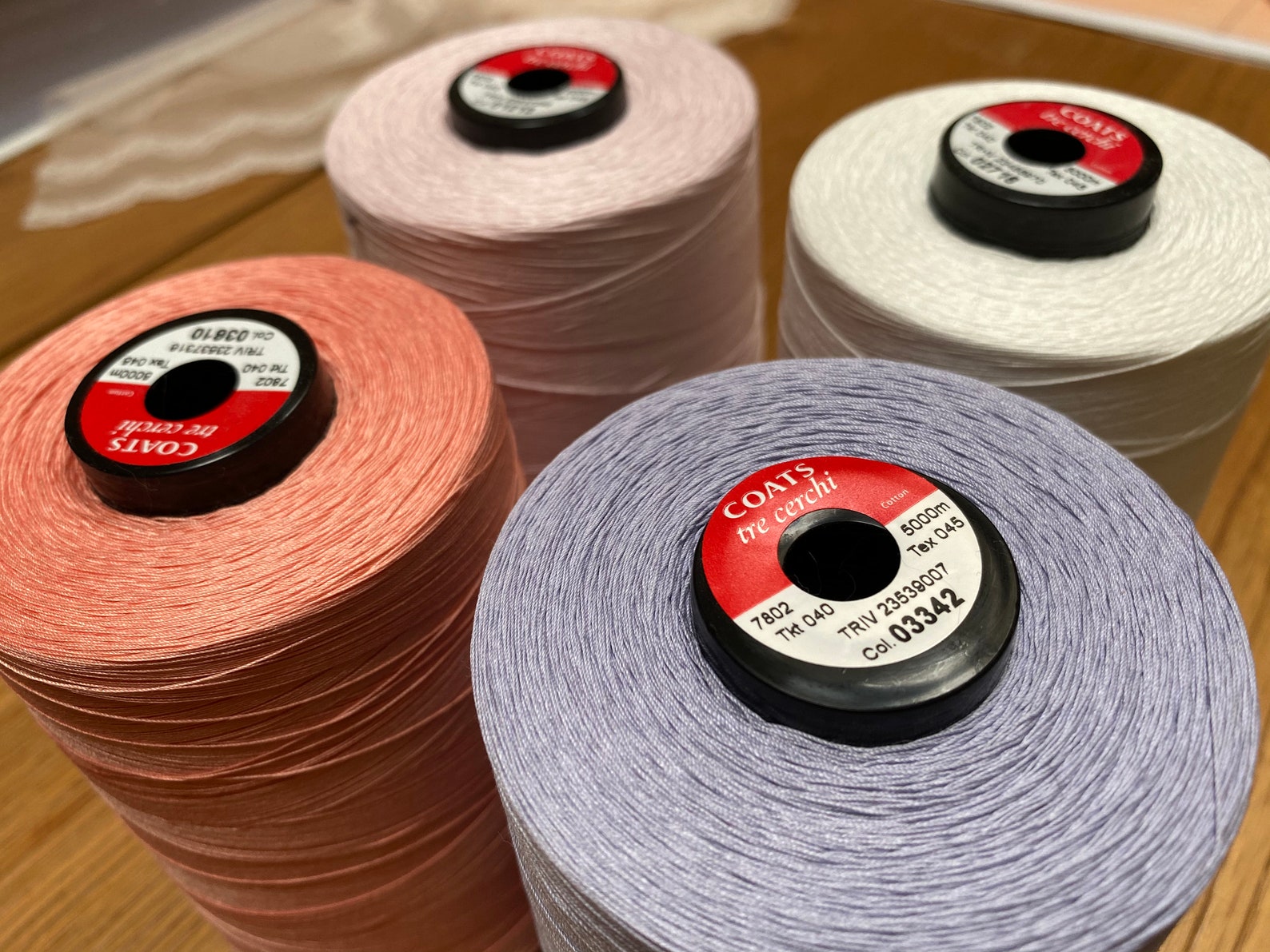 COATS Thread Cone Cotton Thread 5000 m Etsy