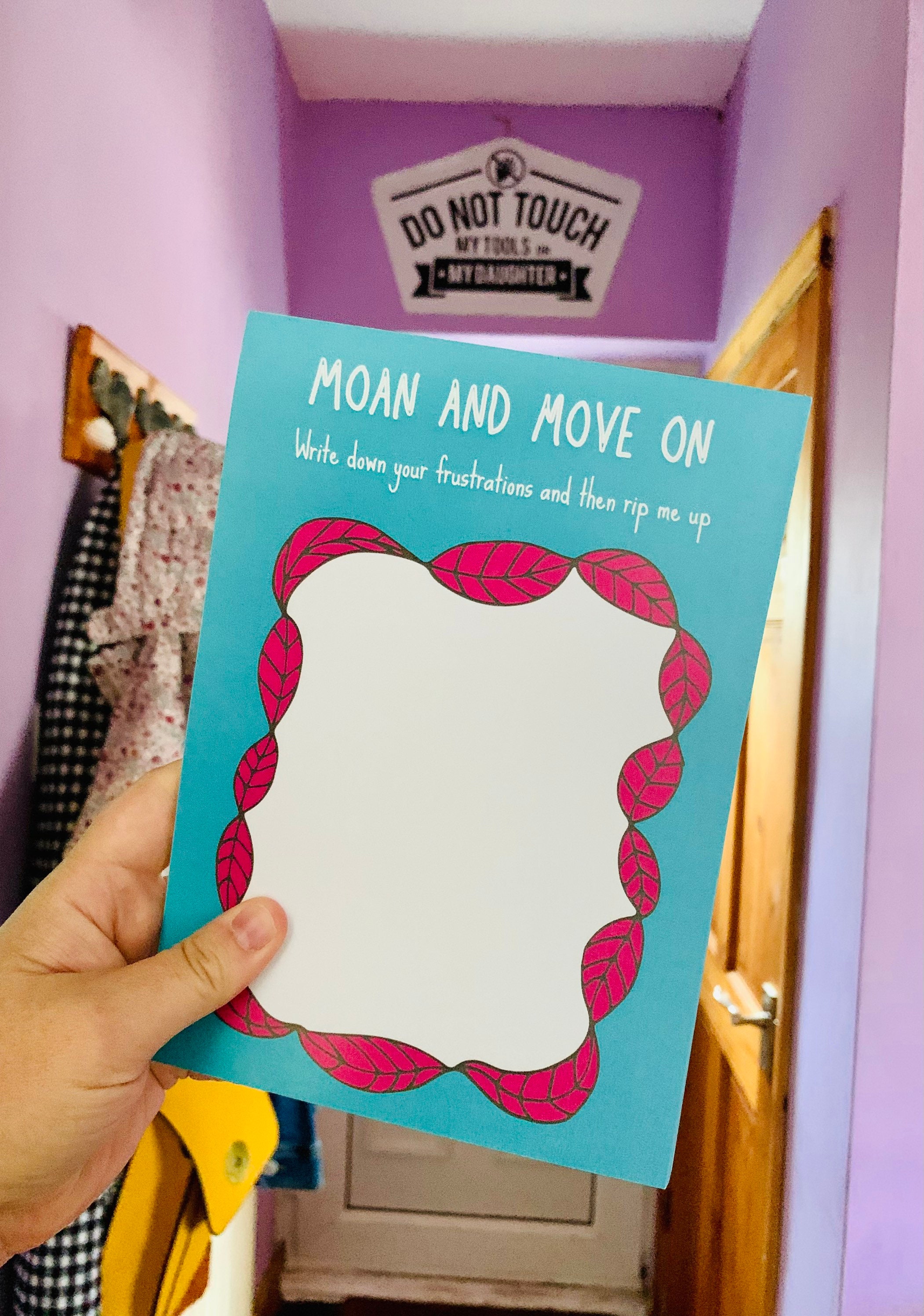 Moan And Move On Notepad A5 Moan and Move on notebook Well-being Mental Health Pad | Etsy
