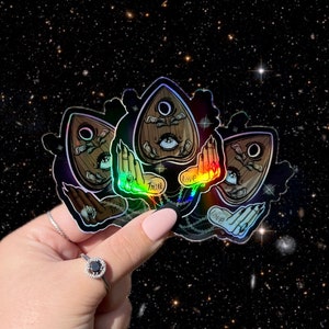 Pegatinas holográficas True Love & Planchette