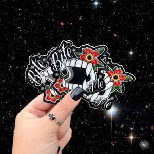 Bite Me Sticker