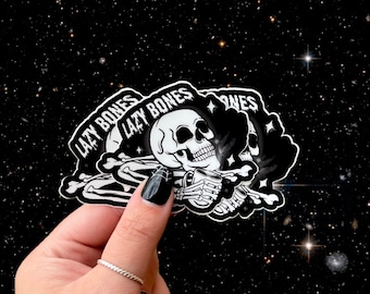 Sticker Lazy Bones