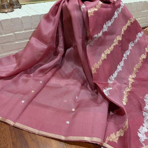 Pure Silk Organza Banarasi Saree