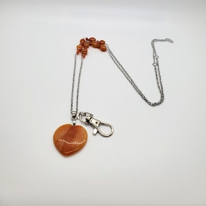 Red Aventurine Gemstone Lanyard Necklace